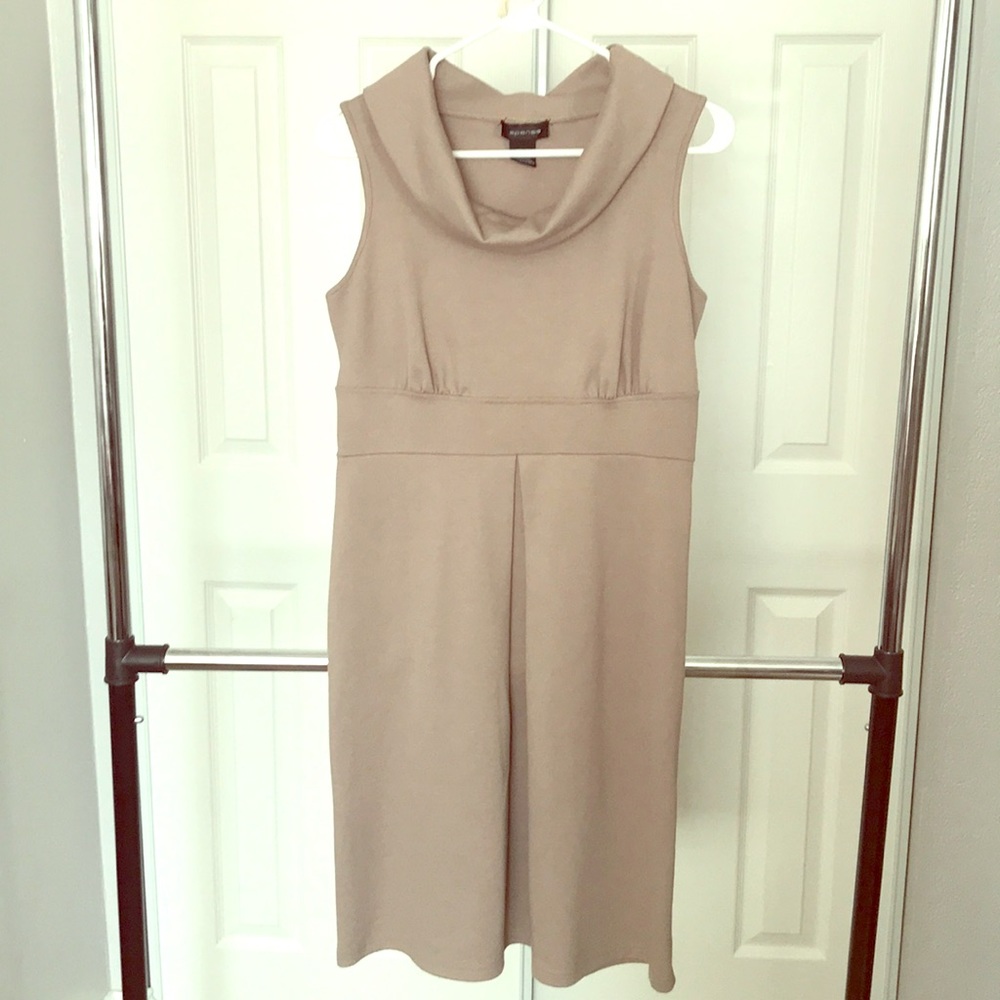 Tan mid dress